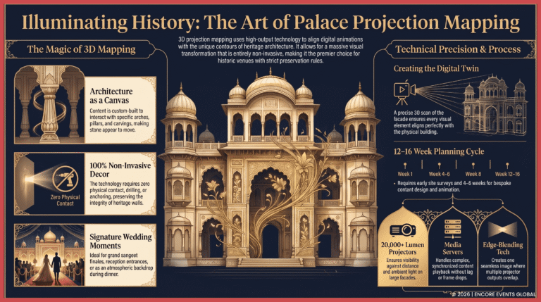 Transforming Heritage Palaces with 3D Projection Mapping