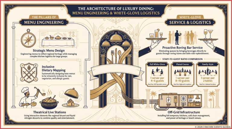 Menu Engineering and White-Glove Bar Logistics for Luxury Events